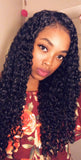 Front lace coily curly wigs